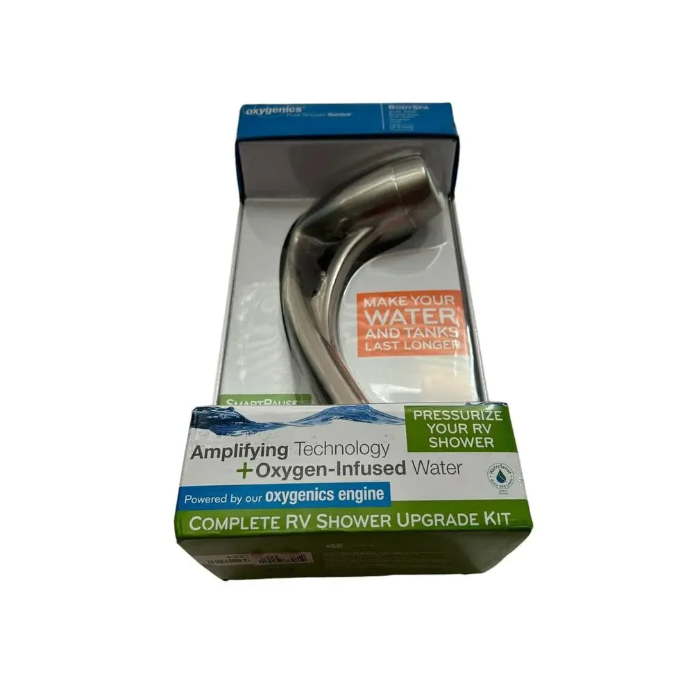 Oxygenics 26481 Brushed Body Spa Shower Kit Handheld Smart Pause Valve NIB New
